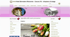 Desktop Screenshot of belvederealtopiano.it
